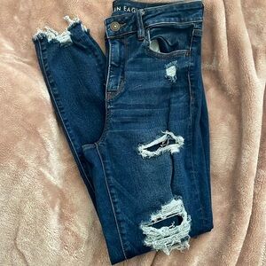 American eagle skinny jeans. Super stretchy and comfy